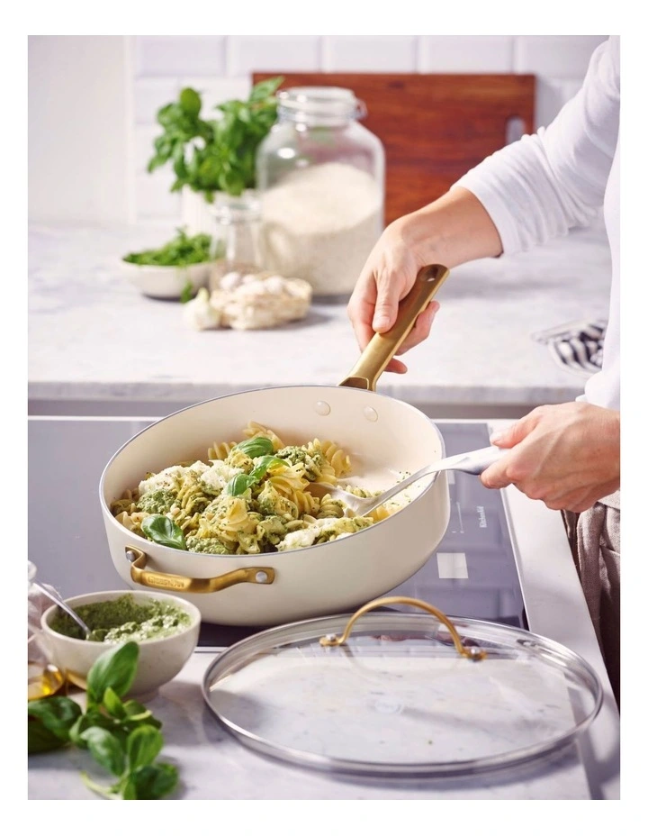 Padova Saute Pan 3.6L 28cm in Cream image 3