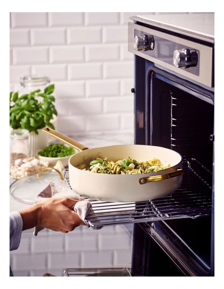 Padova Saute Pan 3.6L 28cm in Cream image 4