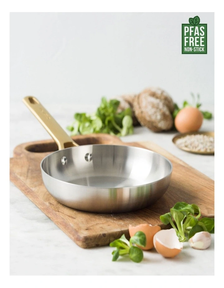Padova Reserve PFAS-free Stainless Steel Frypan 20cm in Silver image 2