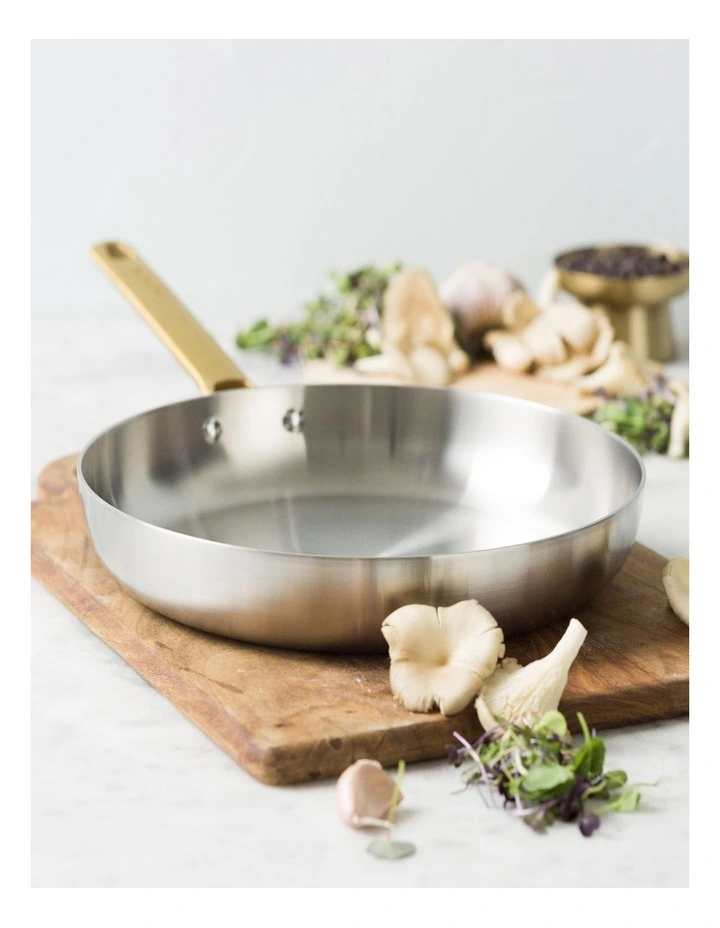 Padova Reserve Stainless Steel Frypan PFAS-free 28cm in Silver image 2