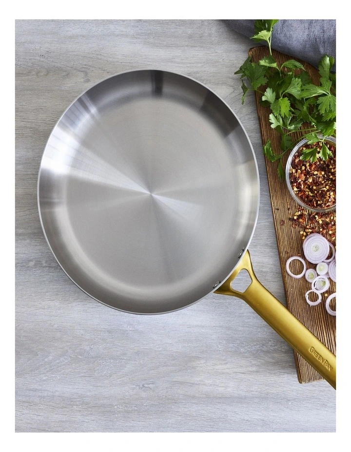 Padova Reserve Stainless Steel Frypan PFAS-free 28cm in Silver image 3