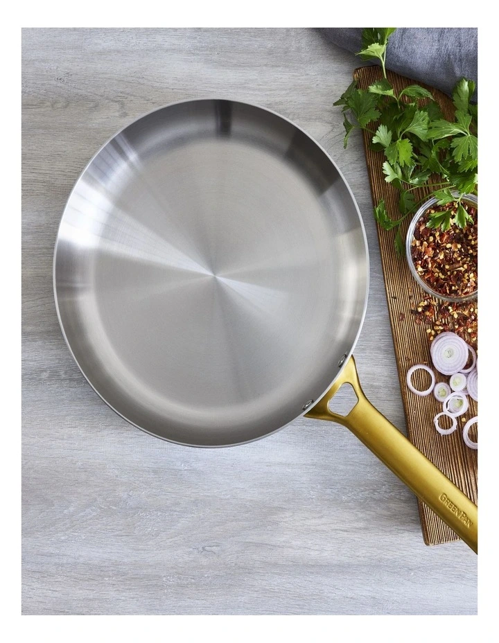 Padova Reserve Stainless Steel Frypan PFAS-free 28cm in Silver image 3