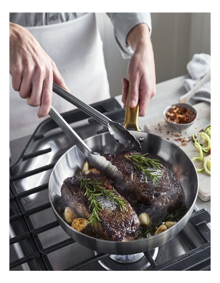 Padova Reserve Stainless Steel Frypan PFAS-free 28cm in Silver image 5