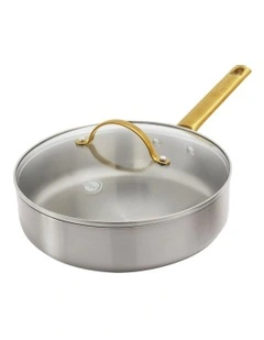 Padova Reserve Covered Skillet 24cm/2.88L PFAS-free in Silver