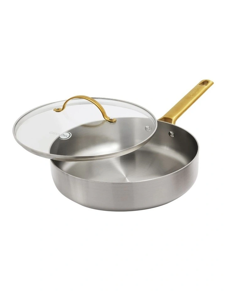 Padova Reserve Covered Skillet 24cm/2.88L PFAS-free in Silver image 2