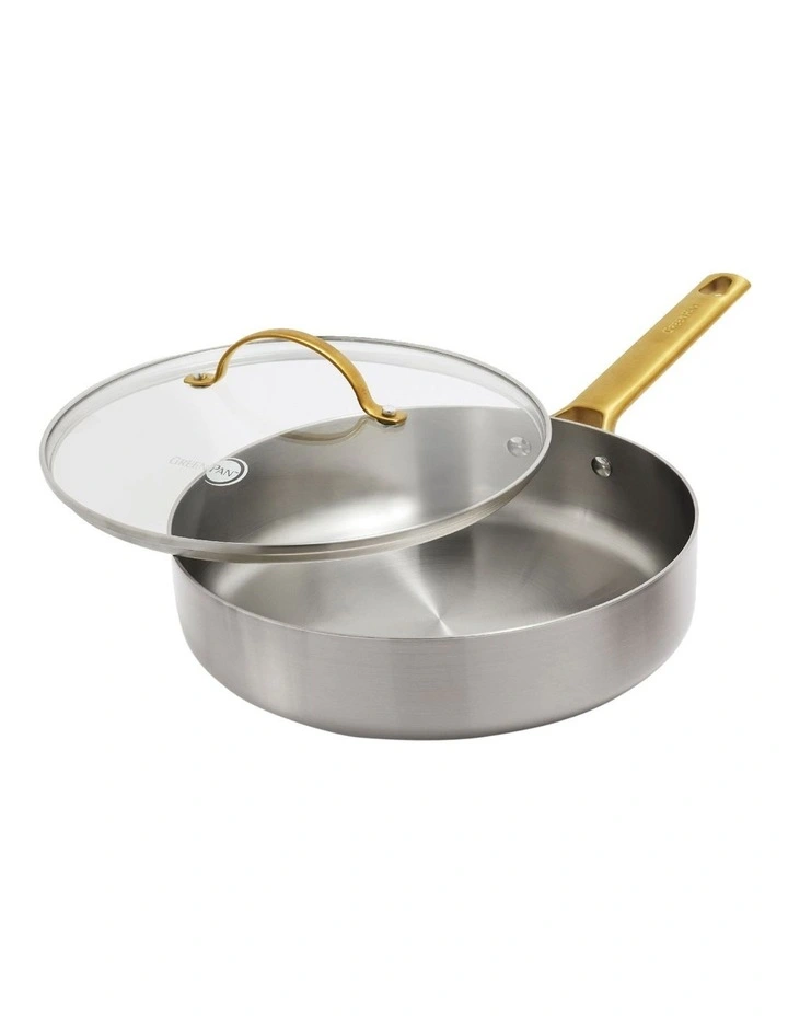 Padova Reserve Covered Skillet 24cm/2.88L PFAS-free in Silver image 3