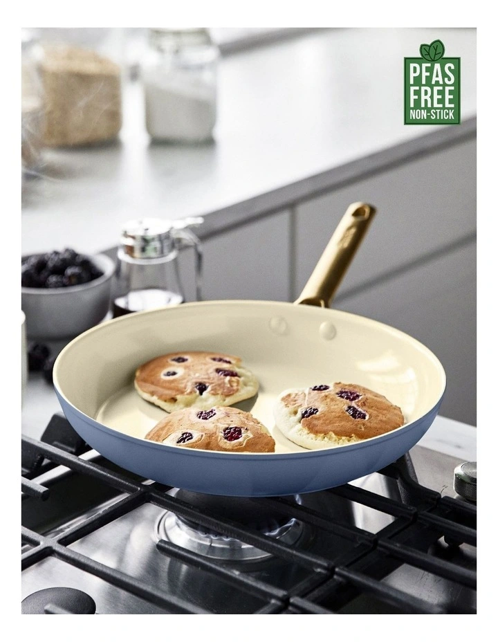 PFAS-Free Padova Frypan Set 26/30cm Ceramic Non-stick 2 Piece in Nova Blue image 2