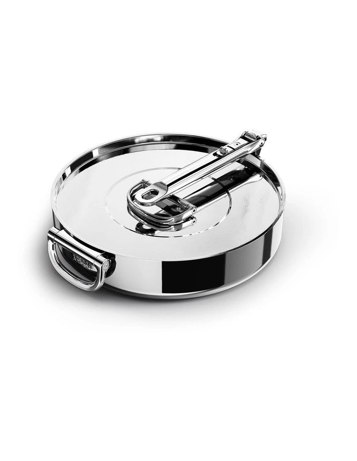Space Stainless Steel Saute pan with Lid 28cm in Silver image 2