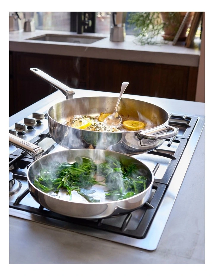 Space Stainless Steel Saute pan with Lid 28cm in Silver image 4