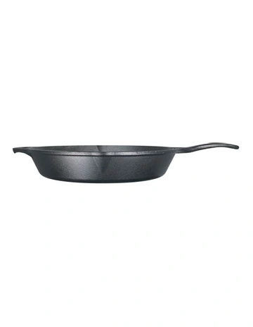 Cast Iron Skillet With Helper Handle 33cm in Black