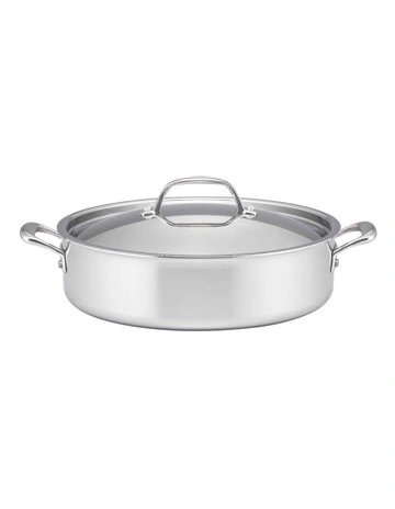 Eternita Clad Stainless Steel Induction Covered Sauteuse 30cm/5.6L