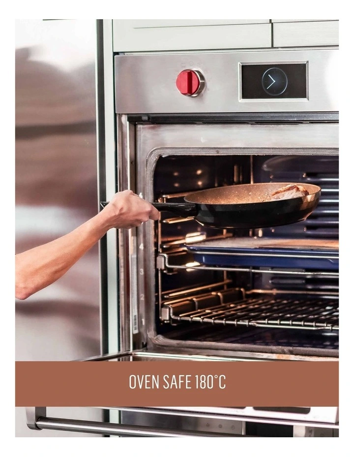 Per Silvia Nonstick Induction Skillet Twin Pack 24/28cm in Black image 4