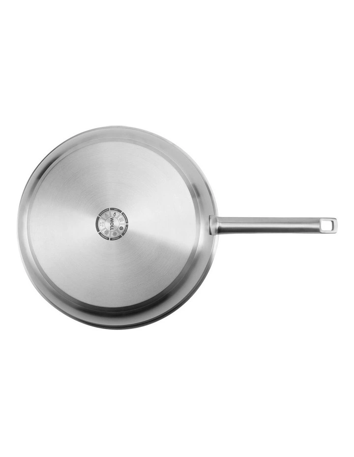 Steel Frypan 32cm in Stainless Steel image 3