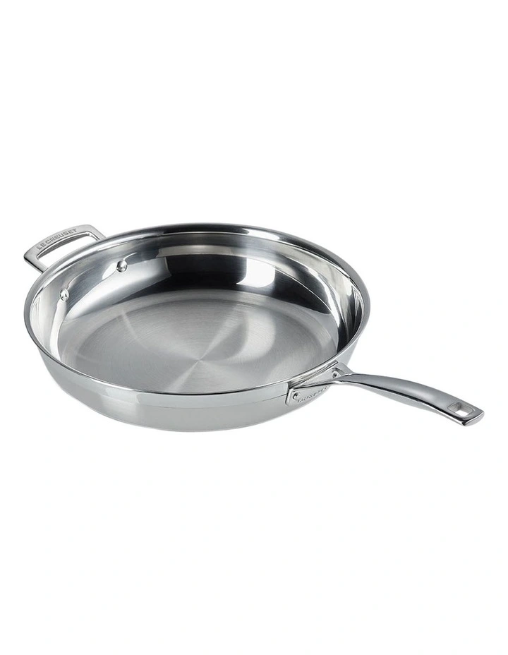 3 Ply Frying Pan 32cm in Silver image 3