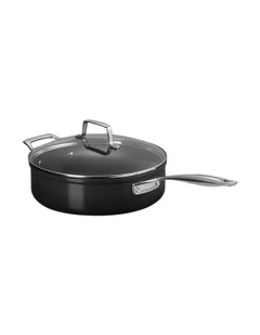 ENSC Glass Lid Saute Pan 26cm in Black