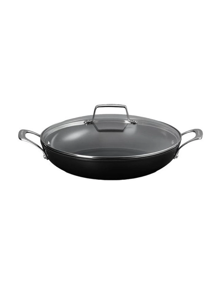 ENSC Glass Lid Saute Pan 26cm in Black image 1