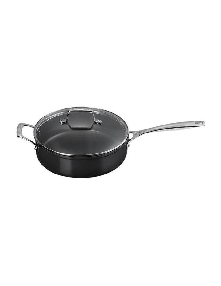 ENSC Glass Lid Saute Pan 26cm in Black image 2