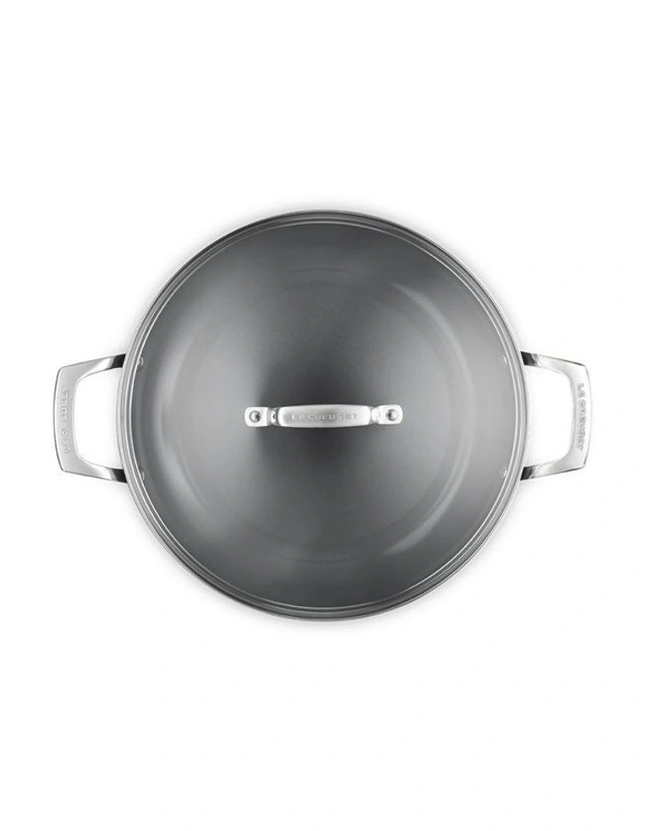 ENSC Glass Lid Saute Pan 26cm in Black image 2