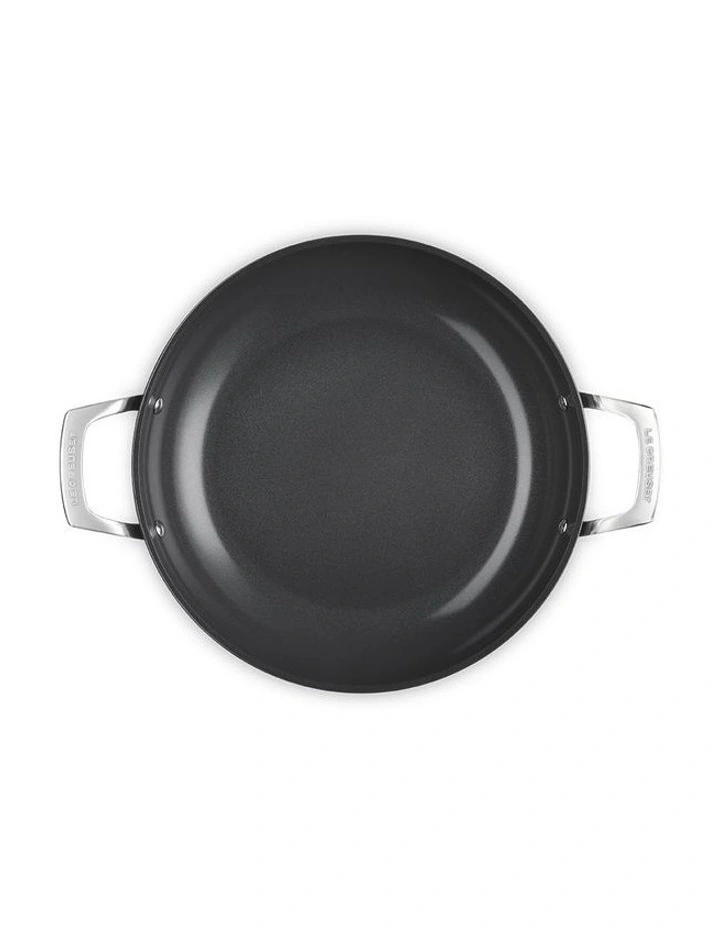 ENSC Glass Lid Saute Pan 26cm in Black image 3