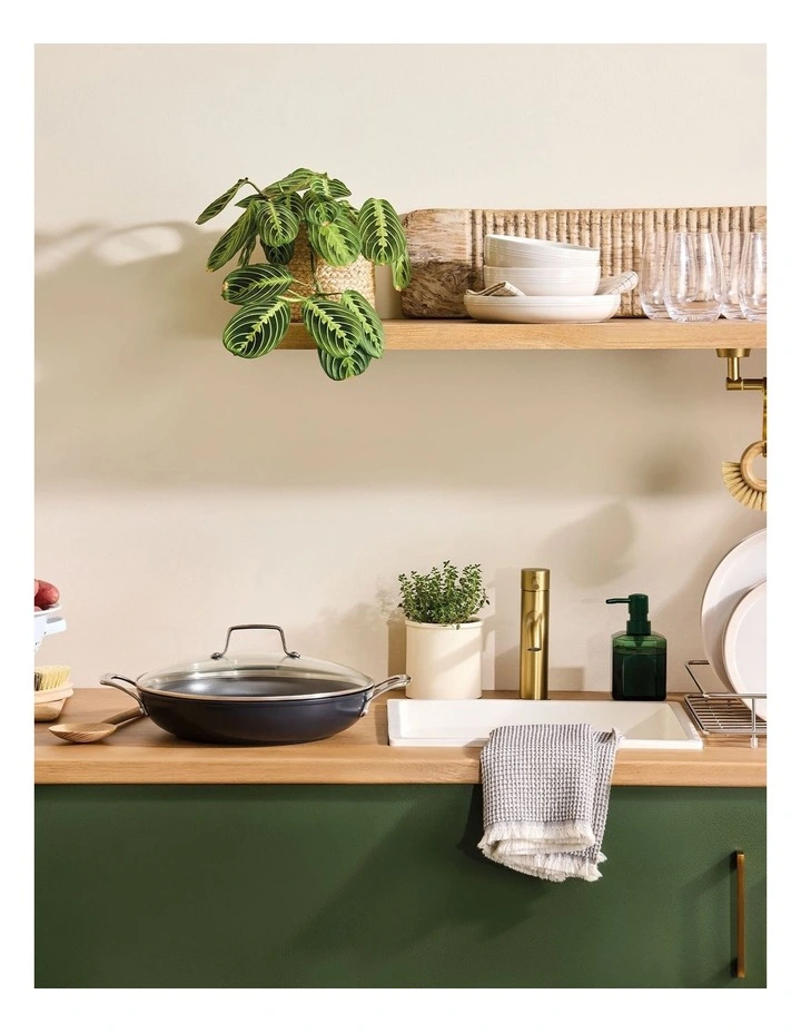 Non-stick Ceramic Shllw Braiser 30cm GLid image 5