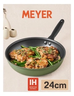 Moda Induction Open French Frypan 24cm in Green