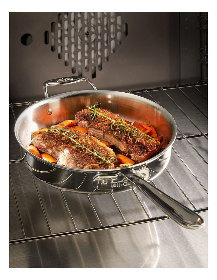 D3 Induction Stainless Steel Frypan 20cm in Silver image 2