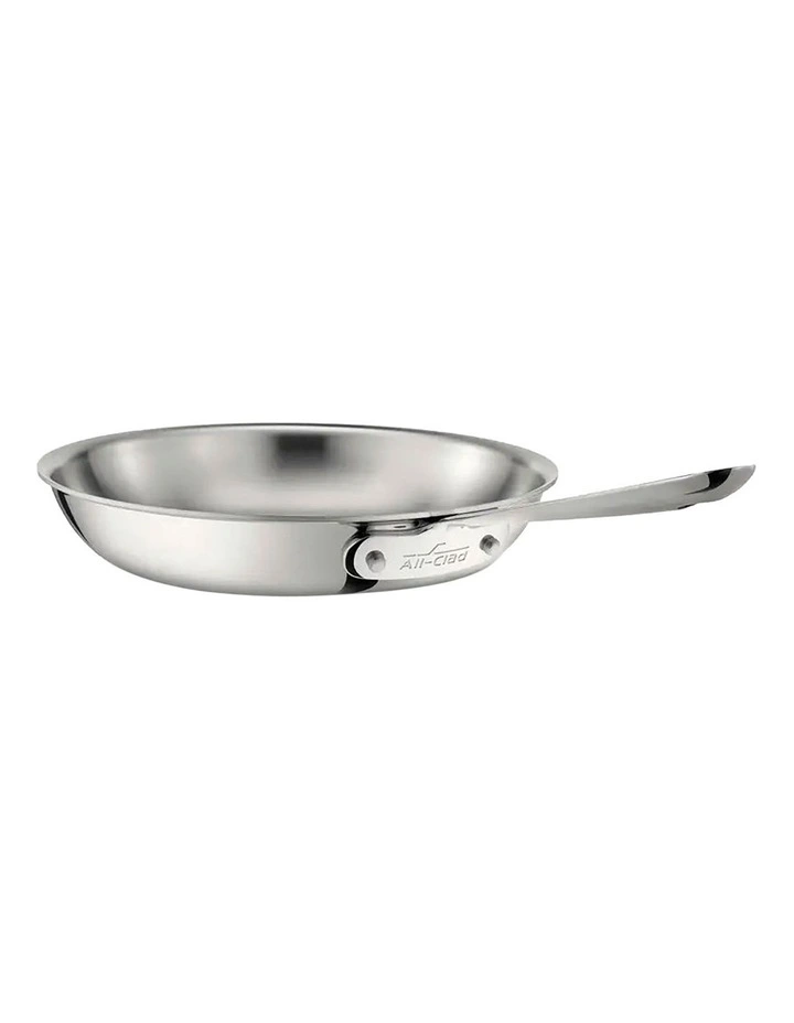 D3 Induction Frypan 25cm in Stainless Steel image 1