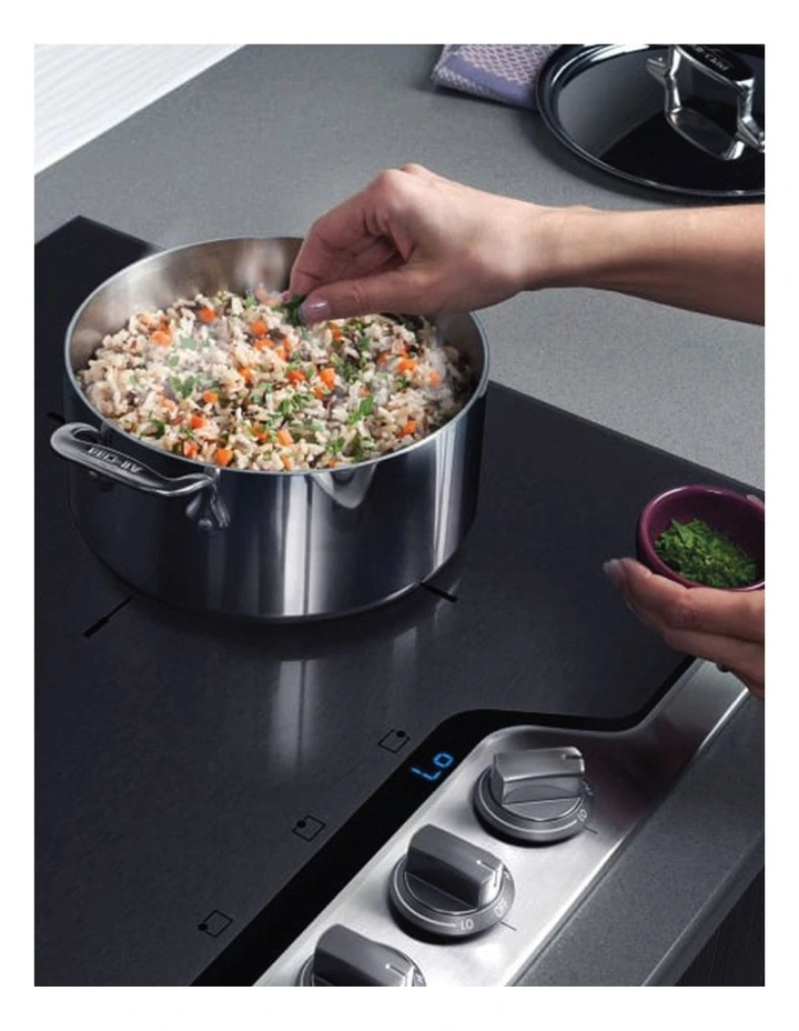 D3 Induction Frypan 25cm in Stainless Steel image 4