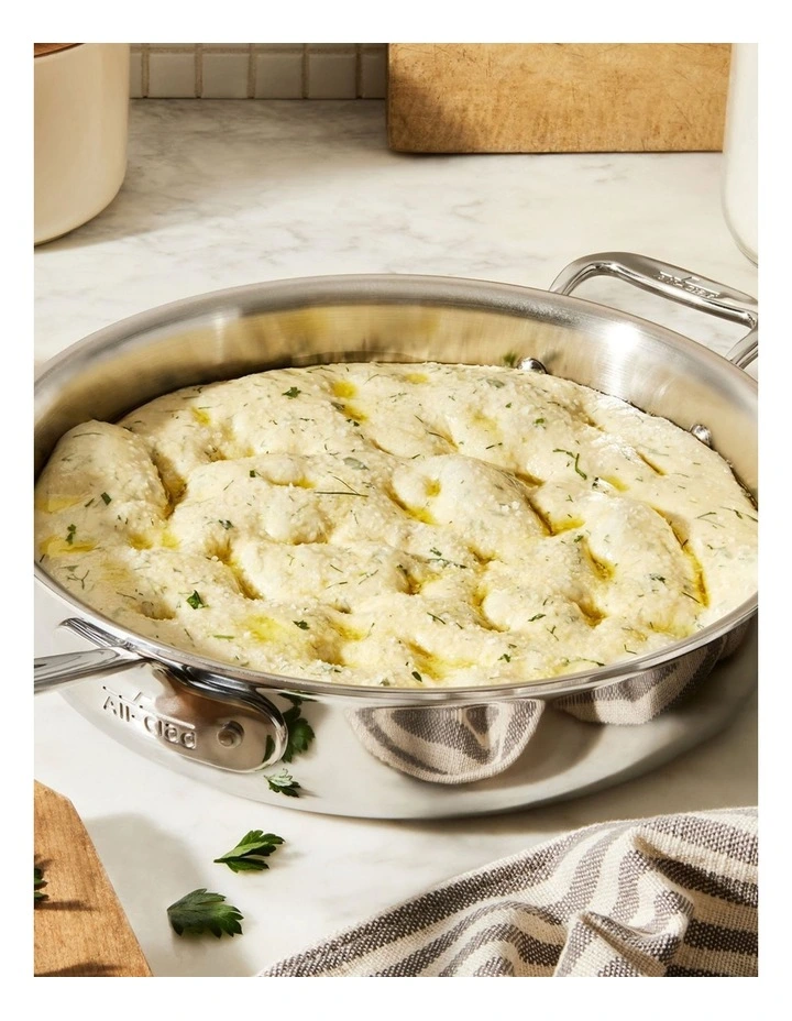 D3 Induction Stainless Steel Sautepan 3.7L   Lid image 2