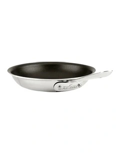 D3 Induction Non-Stick Stainless Steel Frypan 25cm in Silver