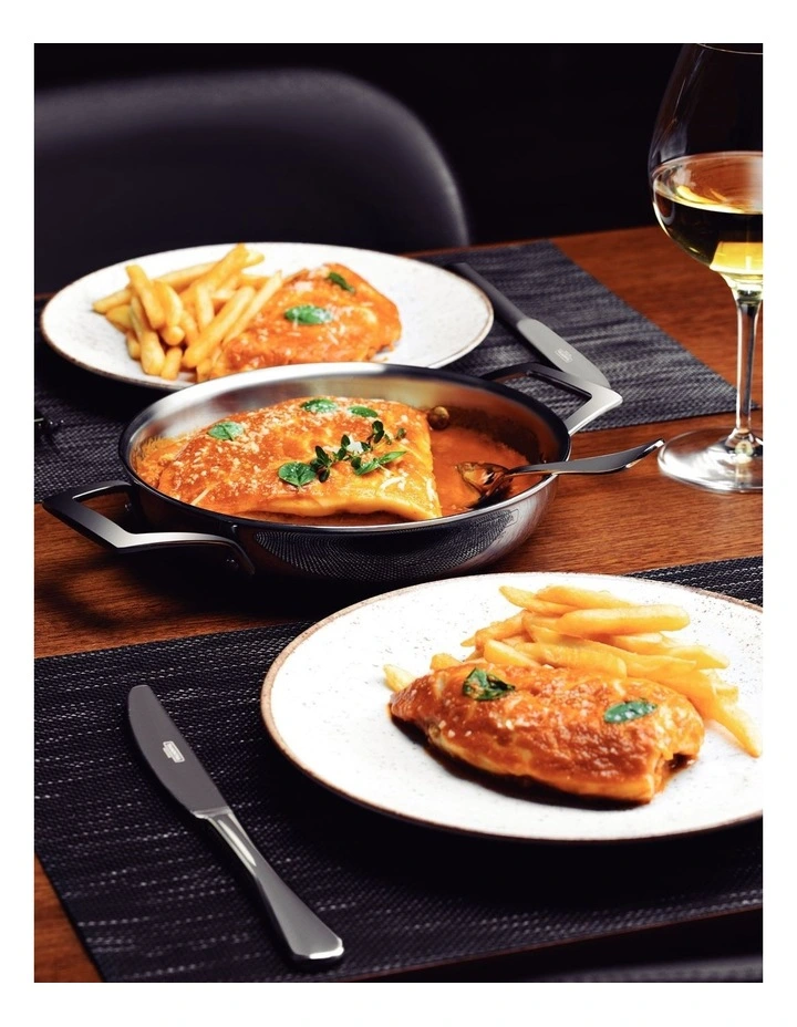 Grano Triply Clad Double Handled Frying Pan 26cm in Silver image 5