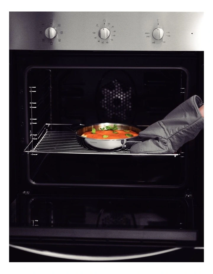 Grano Triply Clad Double Handled Frying Pan 30cm in Silver image 2