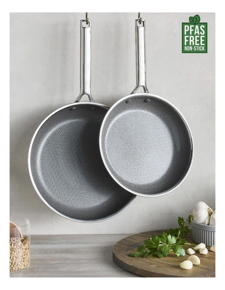 APEX 2pc Frypan Set 24/28cm PFAS-free ceramic non-stick image 2