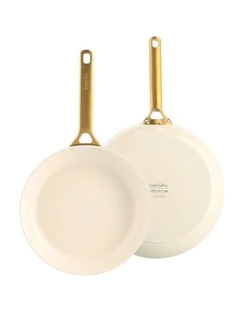 Padova Reserve Frypan 2 Piece Set 26/30cm in Cream