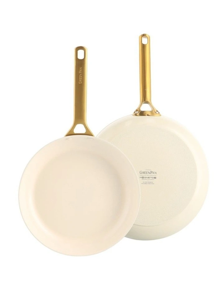Padova Reserve Frypan 2 Piece Set 26/30cm in Cream image 1