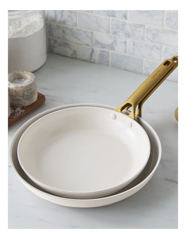 Padova Reserve Frypan 2 Piece Set 26/30cm in Cream image 3