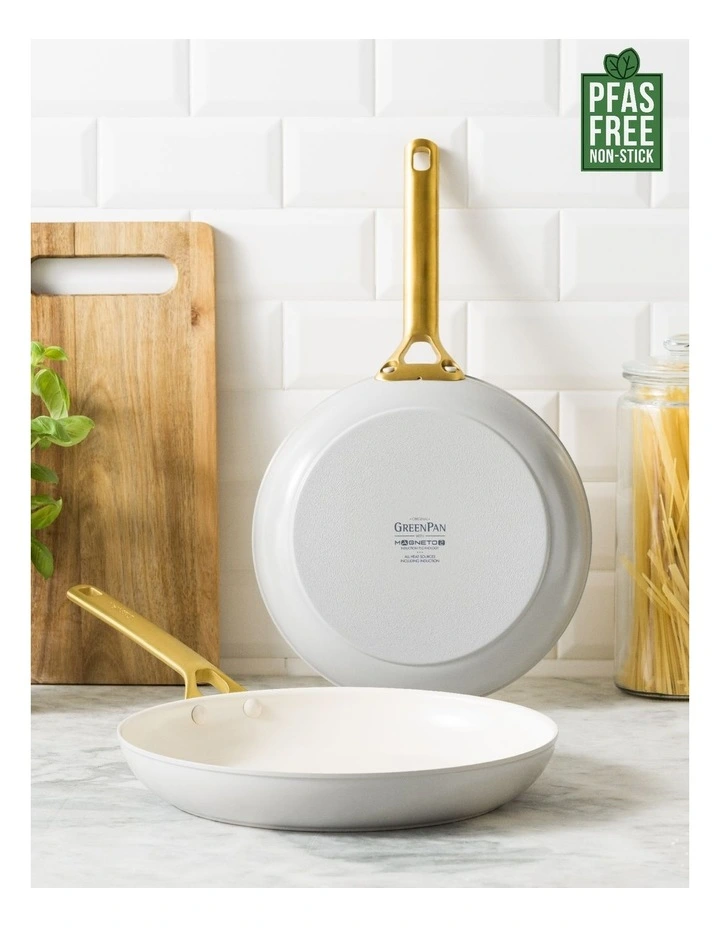 Padova Reserve Ceramic Non-stick Frypan 2 Piece Set 26/30cm in Dove Grey image 2