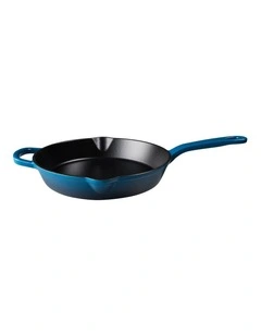 Cast Iron Frypan 26cm in Midnight Blue