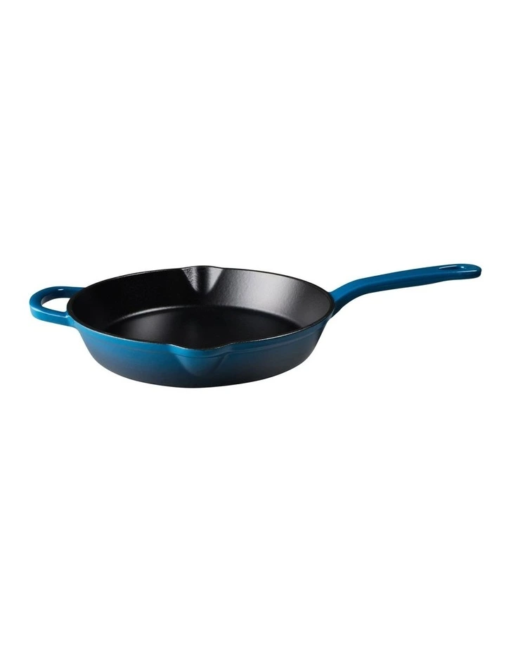 Cast Iron Frypan 26cm in Midnight Blue image 1