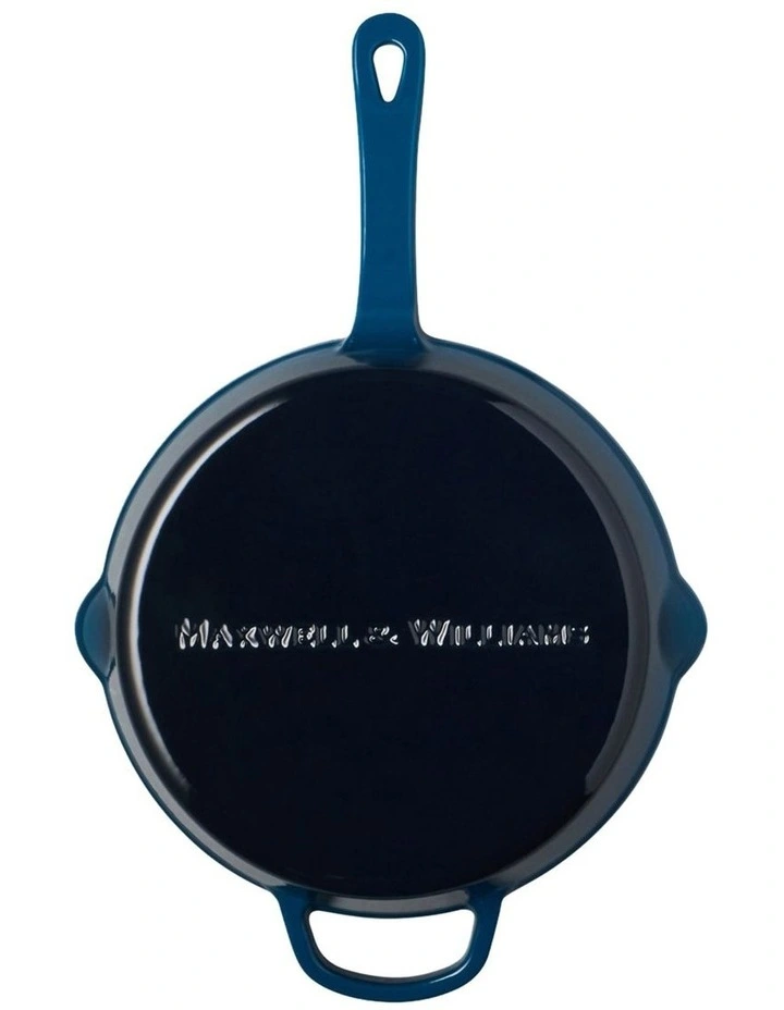 Cast Iron Frypan 26cm in Midnight Blue image 3