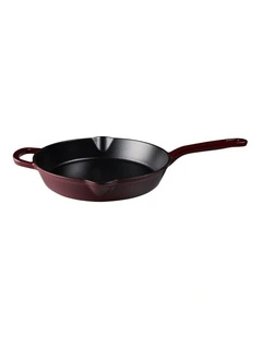 Cast Iron Frypan 26cm in Merlot