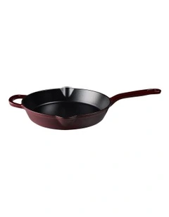 Cast Iron Frypan 26cm in Merlot