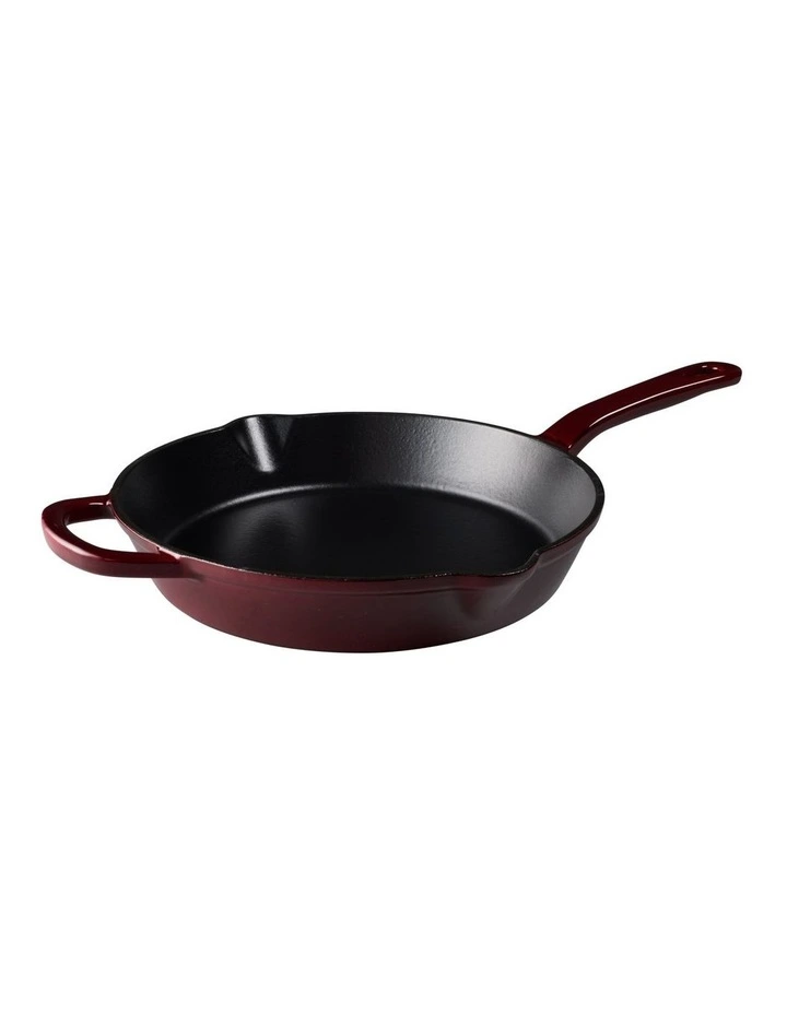 Cast Iron Frypan 26cm in Merlot image 2