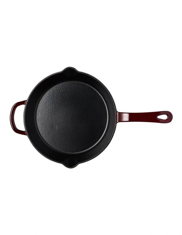 Cast Iron Frypan 26cm in Merlot image 5