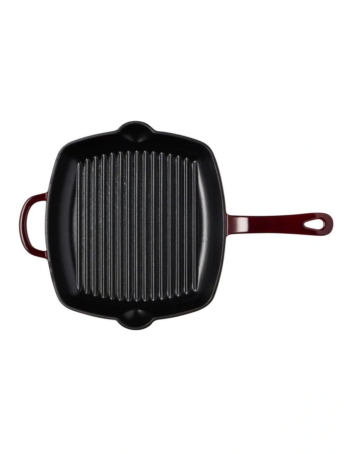 Cast Iron Grill Pan 27.5cm in Merlot image 5