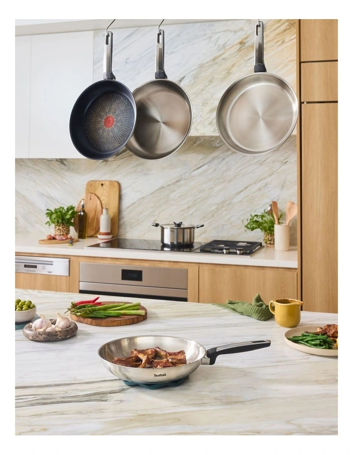 Emotion Induction Uncoated Frypan 24cm in Silver image 2