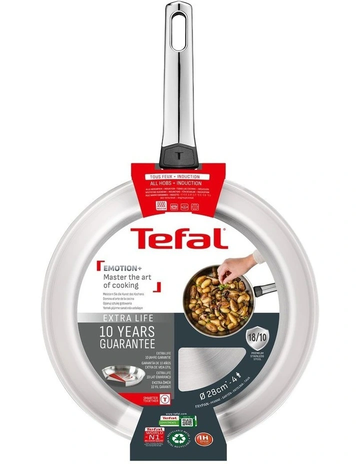 Emotion Induction Uncoated Frypan 28cm in Silver image 4