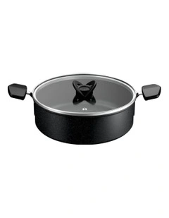 Expertise Induction Non-Stick Shallowpan With Lid 26cm in Black