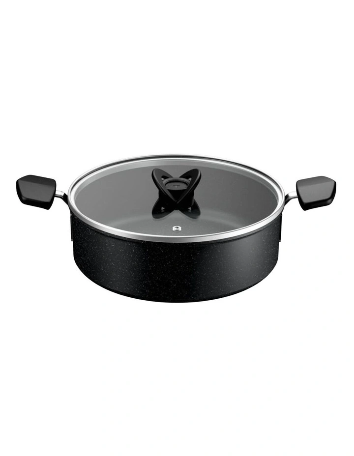Expertise Induction Non-Stick Shallowpan With Lid 26cm in Black image 1