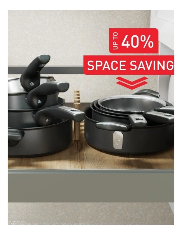 Expertise Induction Non-Stick Shallowpan With Lid 26cm in Black image 2